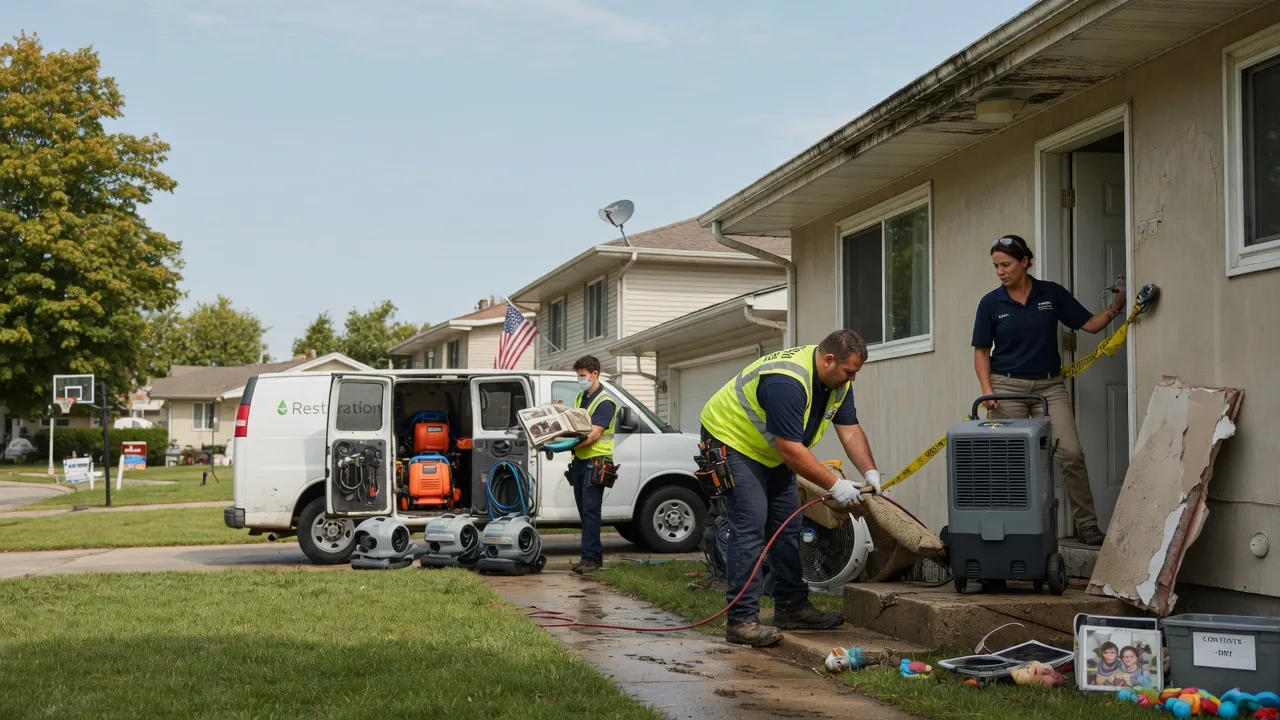 Water Damage Restoration in Tracy, IA near me